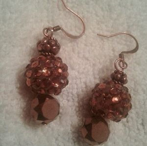 Jesse James beads and crystal earrings PRICE IS FIRM